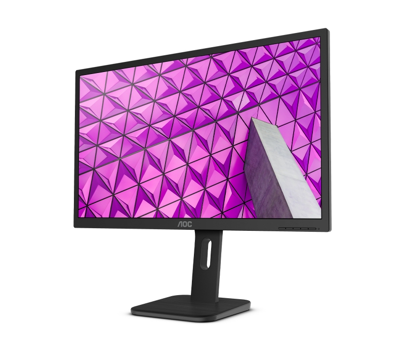 466745 Monitor AOC 24P1/23,8" Full HD IPS/16:9/60 Hz/HDMI/DP/VGA/DVI/USB HUB/PIVOT/GŁOŚNIKI/3 lata carry-in