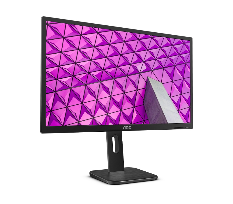 466746 Monitor AOC 24P1/23,8" Full HD IPS/16:9/60 Hz/HDMI/DP/VGA/DVI/USB HUB/PIVOT/GŁOŚNIKI/3 lata carry-in