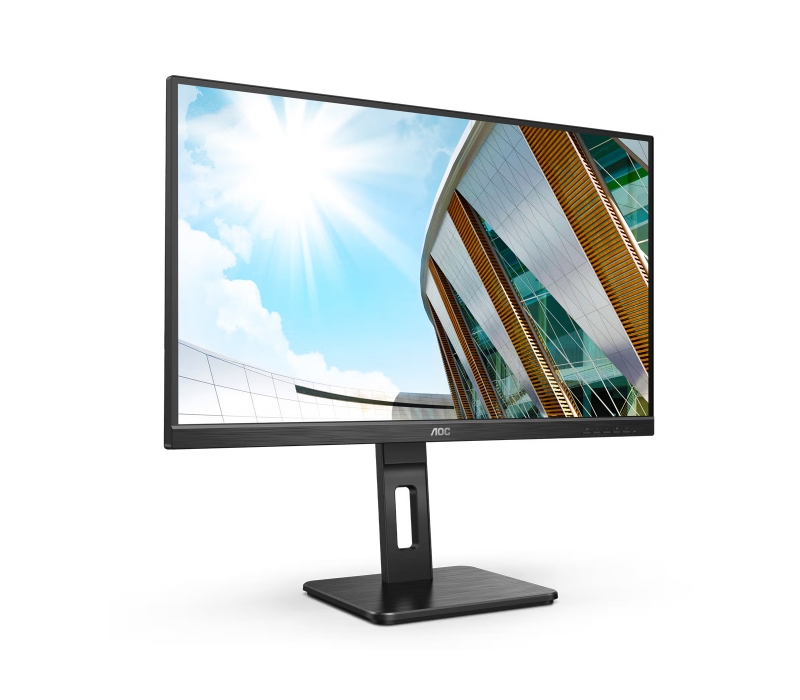 466787 Monitor AOC 27P2Q/27" Full HD IPS/16:9/100 Hz/HDMI/DP/VGA/DVI/USB HUB/PIVOT/GŁOŚNIKI/3 lata carry-in