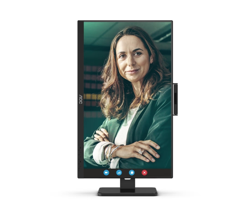 466927 Monitor AOC Q27P3QW/27" QHD IPS/16:9/100 Hz/2x HDMI/DP/USB HUB/CAM/GŁOŚNIKI/PIVOT/3 lata carry-in