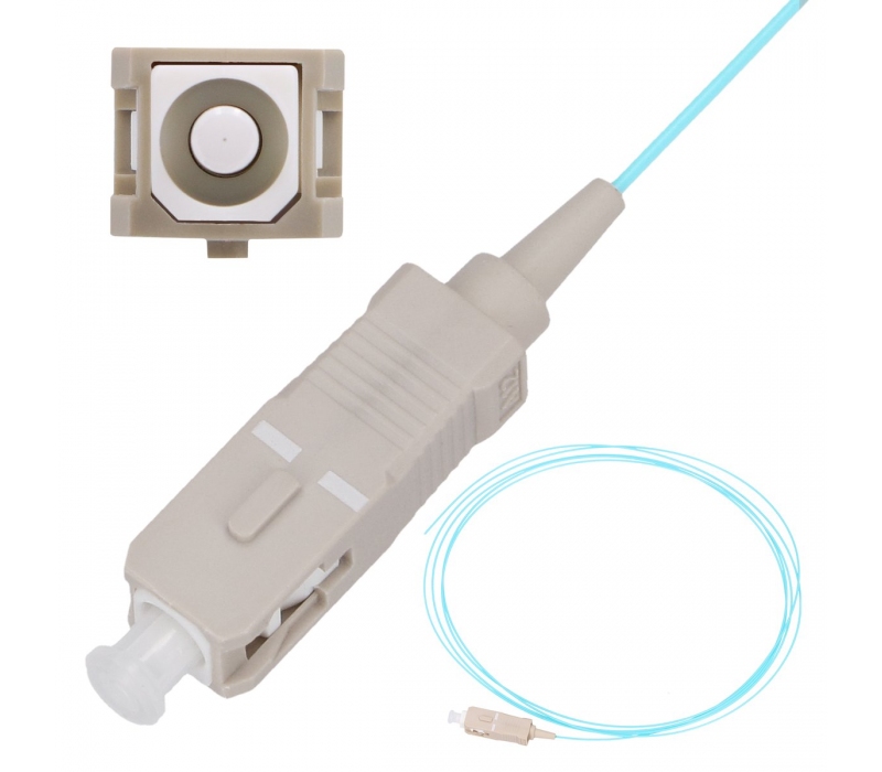 467308 Extralink SC/UPC | Pigtail | Wielomodowy, OM3, 50/125, 2m, Easy strip
