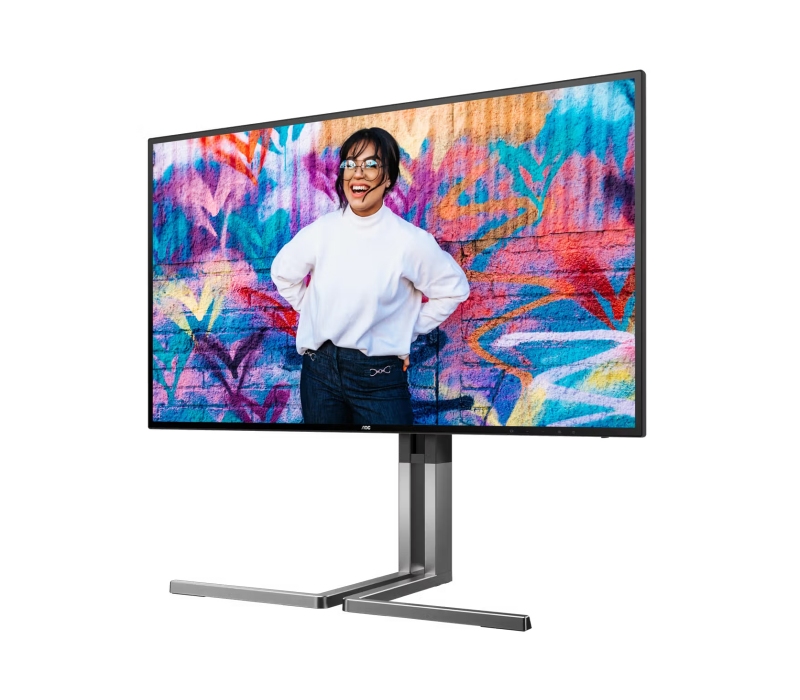 467368 Monitor AOC Graphic Pro U3/27" 4K IPS/16:9/60 Hz/2x HDMI/DP/USB HUB/RJ-45/GŁOŚNIKI/PIVOT/3 lata carry-in