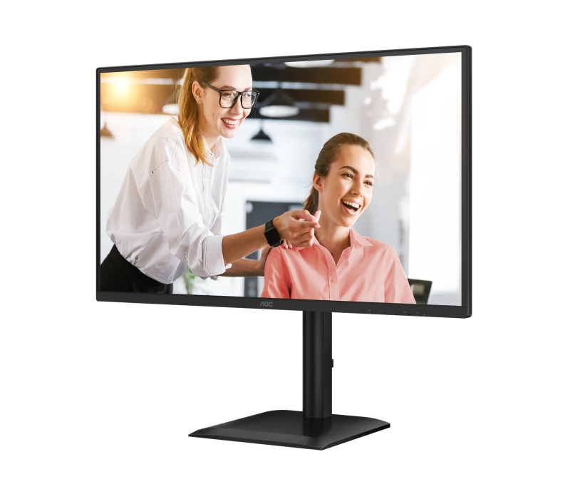 467419 Monitor AOC Q27E4CV/27" QHD IPS/16:9/120 Hz/2x DP/HDMI/USB HUB/RJ-45/GŁOŚNIKI/PIVOT/5 lat carry-in