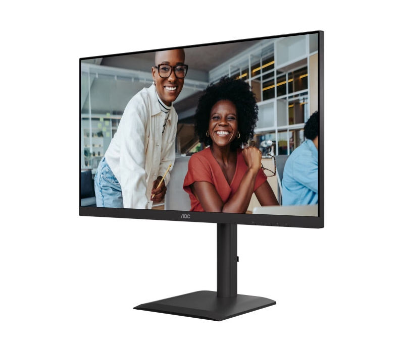 467438 Monitor AOC U27E4CV/27" 4K IPS/16:9/60 Hz/2x HDMI/DP/USB HUB/RJ-45/GŁOŚNIKI/PIVOT/5 lat carry-in