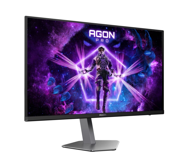 467569 Monitor AOC AGON PRO/26,5" QHD QD-OLED/16:9/500 Hz/2x HDMI/2x DP/USB HUB/GŁOŚNIKI/PIVOT/3 lata carry-in