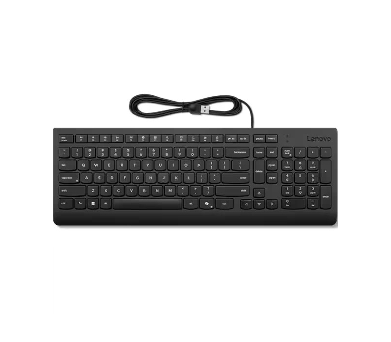 467803 Lenovo Essential Wired Keyboard AI US English