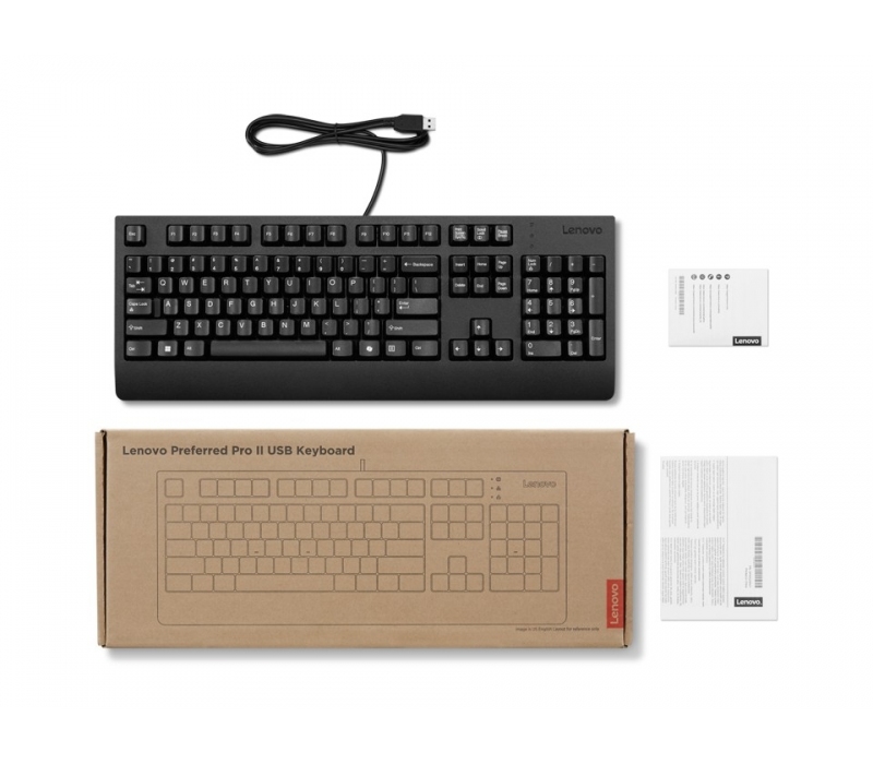 467849 Lenovo Klawiatura  Preferred Pro II USB US English 4Y41R64588 