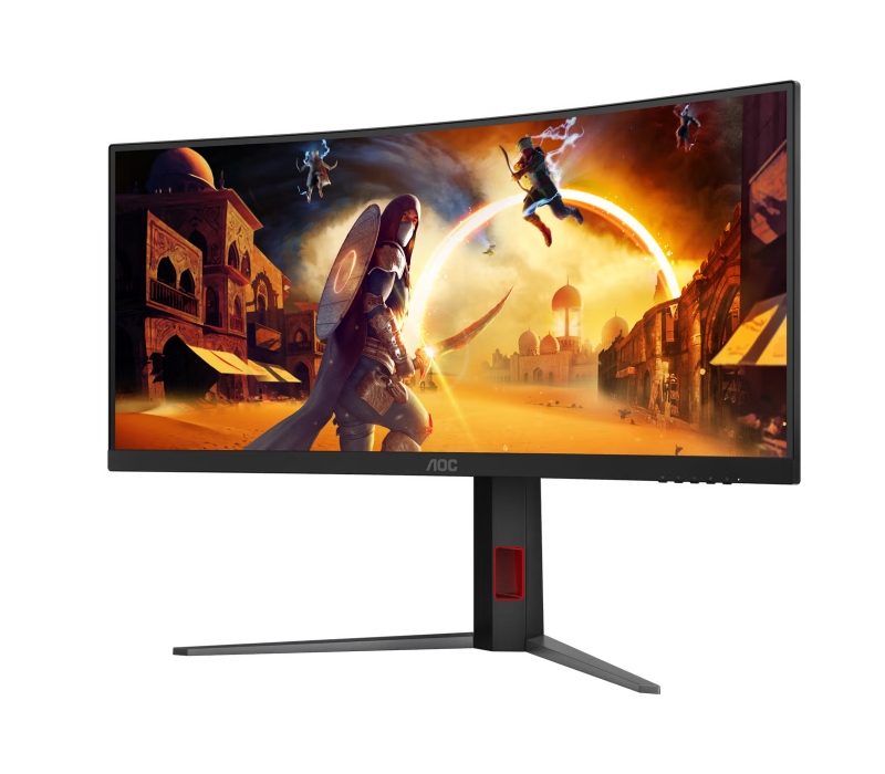 468001 Monitor AOC CU34G4/34" WQHD VA/21:9/180 Hz/1500R/2x HDMI/DP/AUDIO/3 lata carry-in