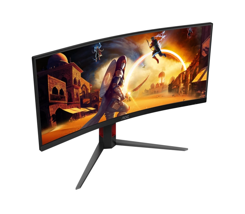 468002 Monitor AOC CU34G4/34" WQHD VA/21:9/180 Hz/1500R/2x HDMI/DP/AUDIO/3 lata carry-in