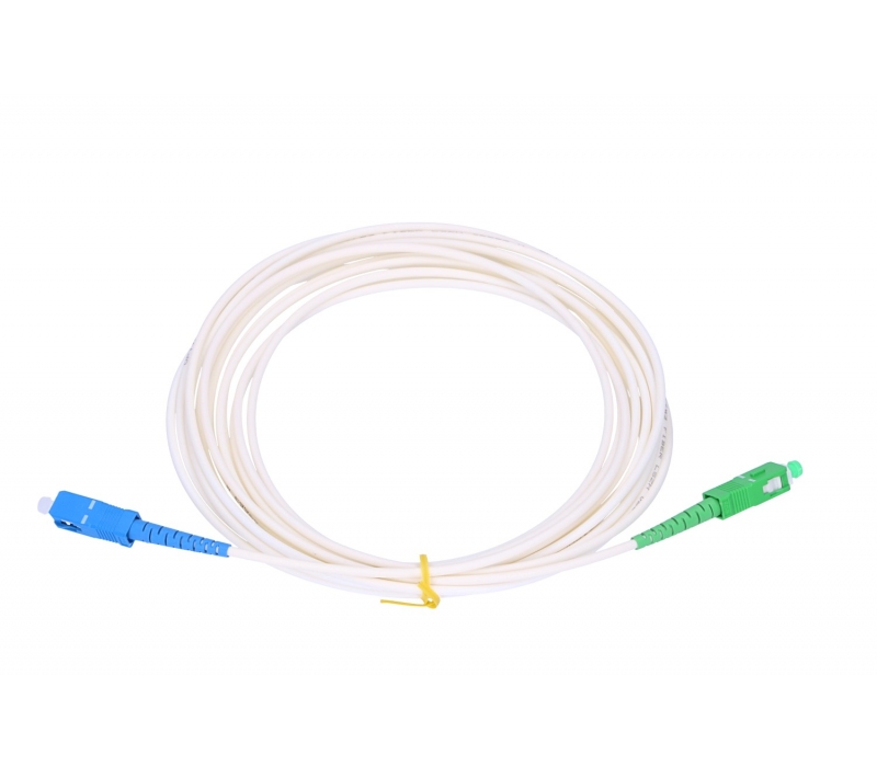 468157 Extralink SC/UPC-SC/APC | Patchcord | LSZH, Jednomodowy, Simplex, G.657B3, 3mm, Easy Flex, 20m