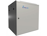 468558 Extralink Szafka wisząca rack 12U 600x600 szara metalowe drzwi 