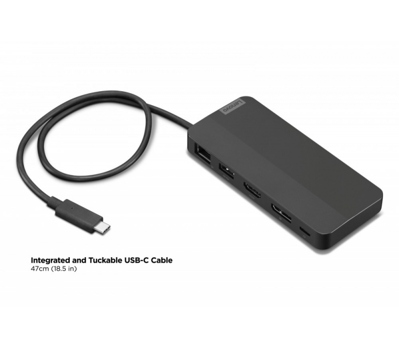 468850 Lenovo USB-C Dual Display Travel Dock