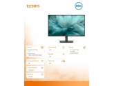 468892 Monitor 27" IPS Dell 210-BTPZ 1920x1080  16:9 Czarny
