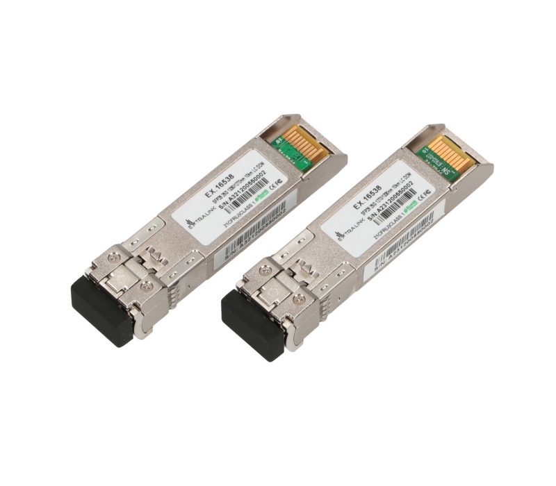 468945 Extralink SFP28 25G | Moduł SFP28 WDM | 25Gbps 1270/1330nm, single mode, 10km, LC, DOM, para