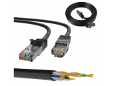 470018 Extralink Kat.5e FTP 1m | Patchcord LAN | Miedź Kabel sieciowy skrętka