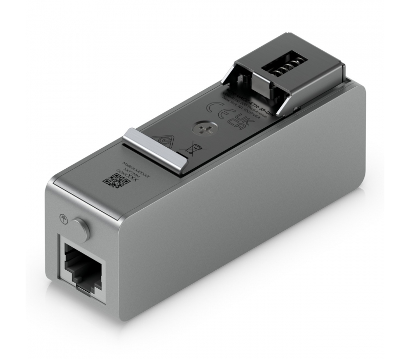 470029 UBIQUITI Ubiquiti UACC-ETH-SP-DIN | Ochrona przeciwprzepięciowa | Ethernet Surge Protector, 2x RJ45 10GbE, PoE++
