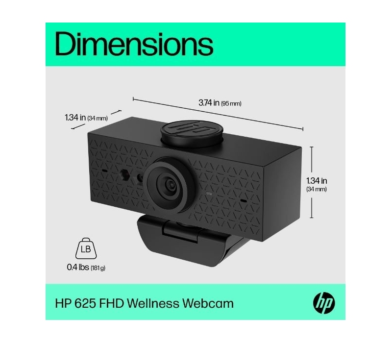 470304 HP Kamera internetowa 625 FHD 6Y7L1AA 