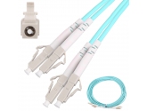 470565 Extralink LC/UPC-LC/UPC | Patchcord | Wielomodowy, OM3, Duplex, 3mm, 1m