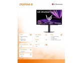 470687 Monitor 26.5" OLED LG Electronics 27GX704A-B 2560x1440 16:9 Czarny