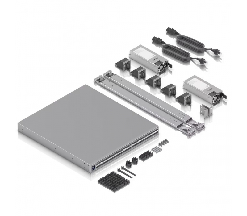 471225 UBIQUITI Ubiquiti ECS-Aggregation | Switch | Etherlighting™, 48x SFP28, 6x QSFP28, L3