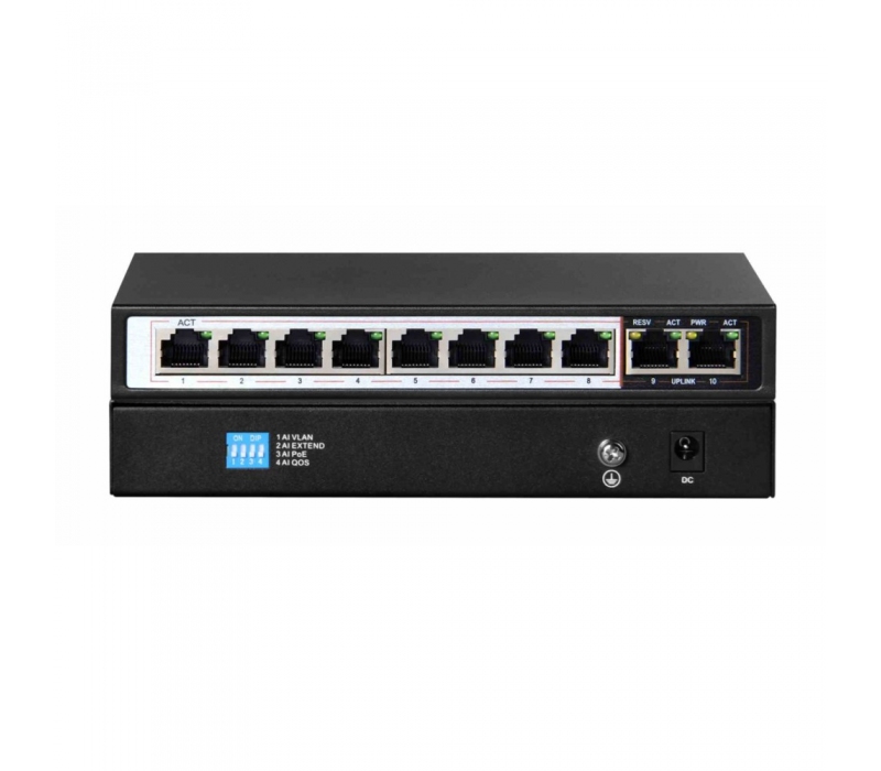 471231 Extralink Przełącznik Ceres EX-SF1008P 8 portów 10-100Mbps