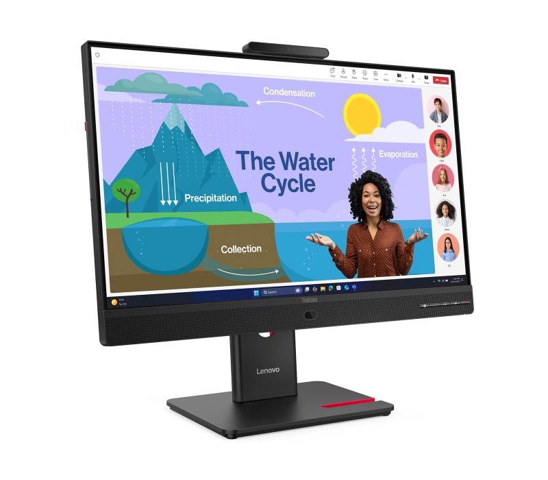 471699 Monitor Lenovo ThinkVision T24D-4v/23,8" Full HD IPS/16:9/48-120 Hz/2x DP/HDMI/USB/RJ-45/CAM/PIVOT/3 lata carry-in