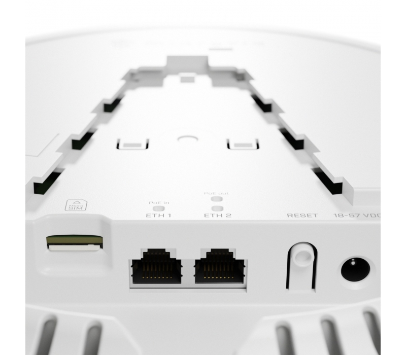 472294 Mikrotik cAP LTE12 ax | Punkt dostępowy | cAPGi-5HaxD2HaxD&EG12-EA, LTE Cat. 12, Wi-Fi 6, 2x GbE