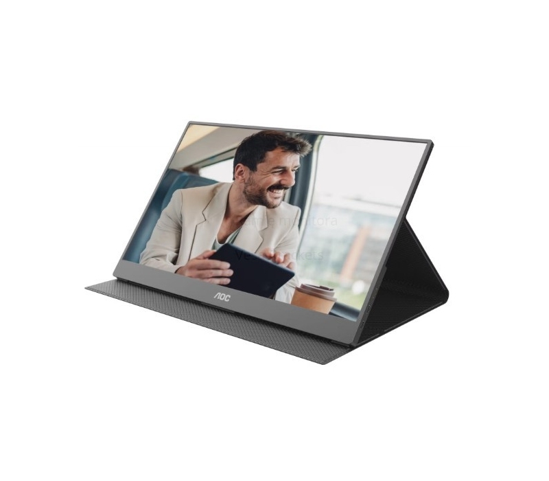 472771 Monitor 15.6" IPS AOC 16T20E2 1920x1080  16:9 Czarny
