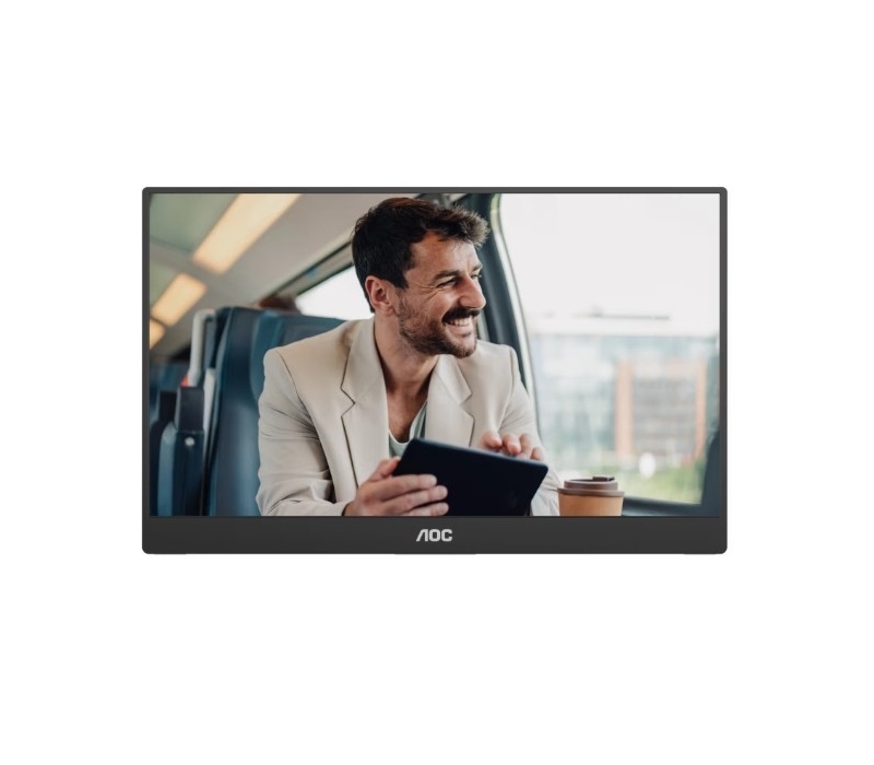 472775 Monitor 15.6" IPS AOC 16T20E2 1920x1080  16:9 Czarny