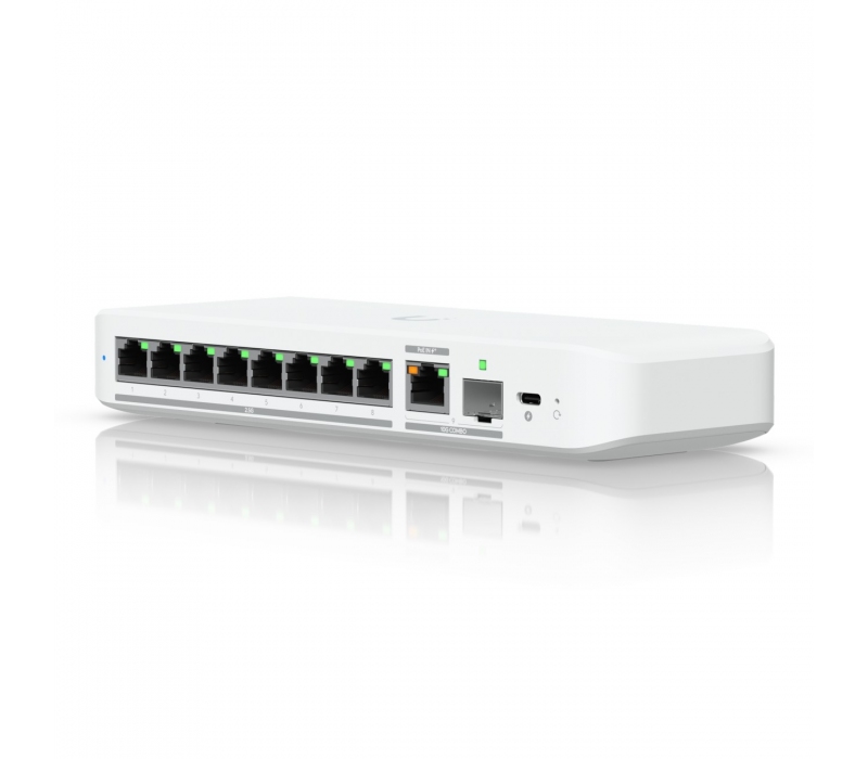 473300 UBIQUITI Ubiquiti USW-Flex-2.5G-8-EU | Switch | 8x 2.5GbE RJ45, 1x 10GbE SFP+