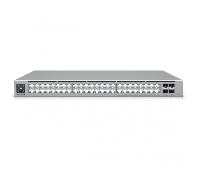473302 UBIQUITI Ubiquiti USW-Pro-Max-48-PoE | Switch | Etherlighting, 16x RJ45 2.5Gbps, 32x RJ45 1000Mbps, 4x SFP+, L3, 720W...