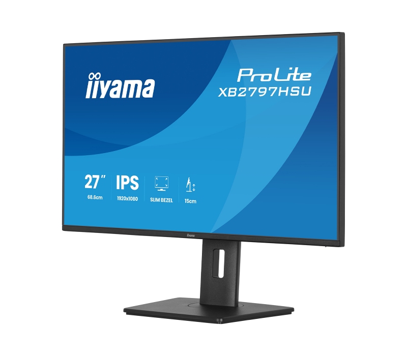 473307 Monitor IIYAMA ProLite/27" Full HD IPS/16:9/120 Hz/HDMI/DP/USB HUB/GŁOŚNIKI/PIVOT/5 lat carry-in