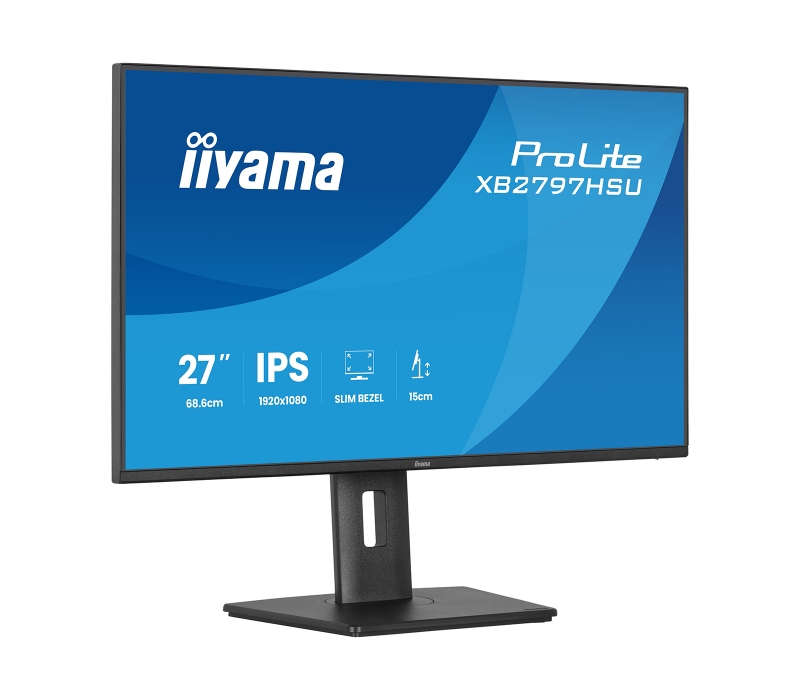473308 Monitor IIYAMA ProLite/27" Full HD IPS/16:9/120 Hz/HDMI/DP/USB HUB/GŁOŚNIKI/PIVOT/5 lat carry-in