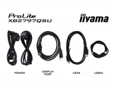 473368 Monitor IIYAMA ProLite/27" WQHD IPS/16:9/75 Hz/2x HDMI/DP/USB HUB/GŁOŚNIKI/PIVOT/5 lat carry-in