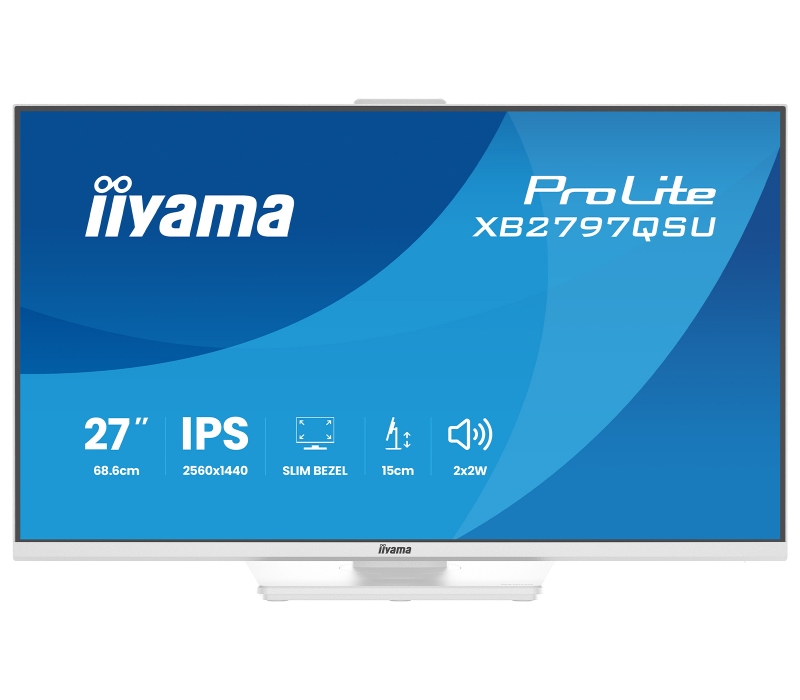 473369 Monitor IIYAMA ProLite/27" WQHD IPS/16:9/75 Hz/2x HDMI/DP/USB HUB/GŁOŚNIKI/PIVOT/5 lat carry-in