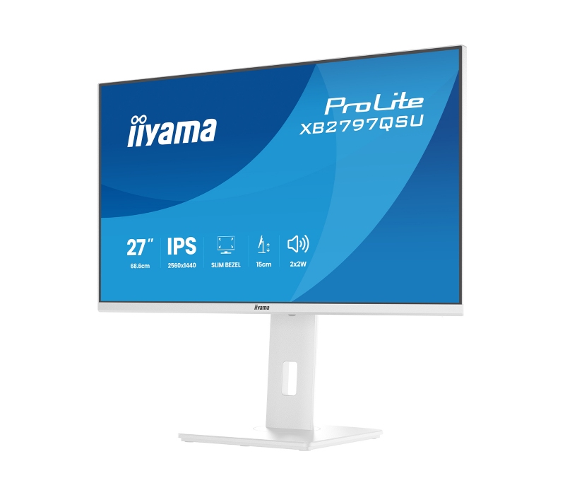 473370 Monitor IIYAMA ProLite/27" WQHD IPS/16:9/75 Hz/2x HDMI/DP/USB HUB/GŁOŚNIKI/PIVOT/5 lat carry-in