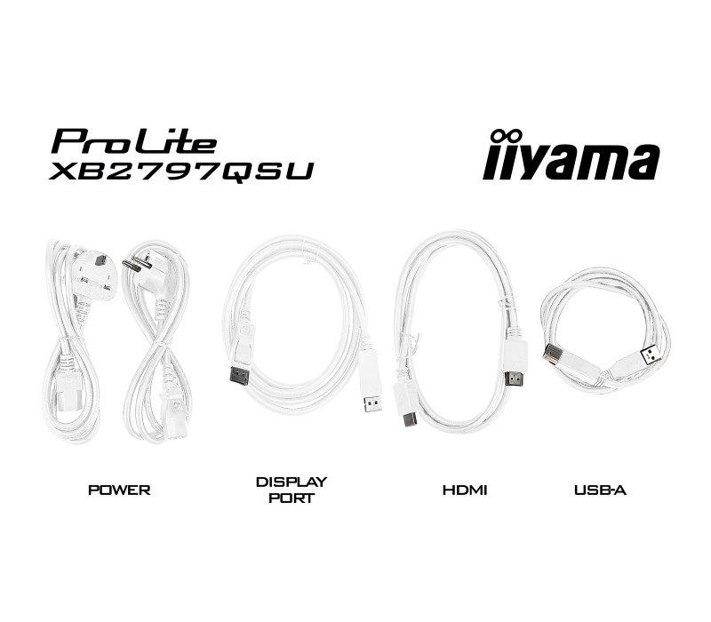 473379 Monitor IIYAMA ProLite/27" WQHD IPS/16:9/75 Hz/2x HDMI/DP/USB HUB/GŁOŚNIKI/PIVOT/5 lat carry-in