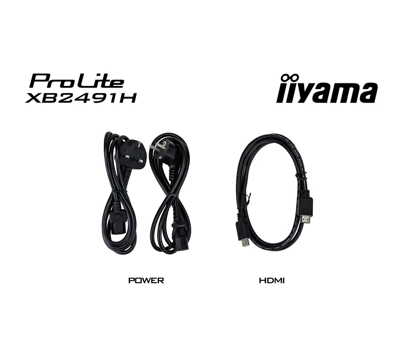 473395 Monitor IIYAMA ProLite/23,8" Full HD IPS/16:9/120 Hz/HDMI/DP/AUDIO/PIVOT/3 lata carry-in