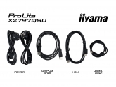 473412 Monitor IIYAMA ProLite/27" WQHD IPS/16:9/75 Hz/2x HDMI/DP/USB HUB/GŁOŚNIKI/5 lat carry-in