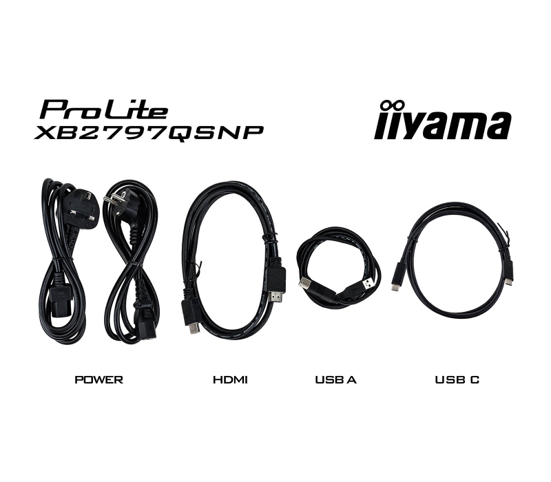 473423 Monitor IIYAMA ProLite/27" WQHD IPS/16:9/75 Hz/HDMI/DP/USB HUB/RJ-45/GŁOŚNIKI/PIVOT/5 lat carry-in