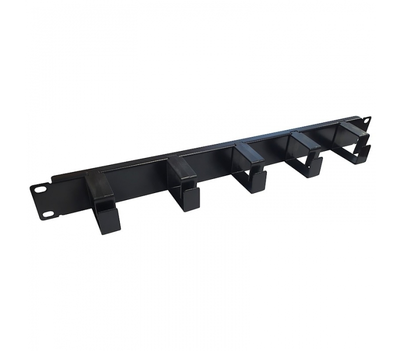 473478 Extralink Organizer kabli 1U z plastikowymi uchwytami
