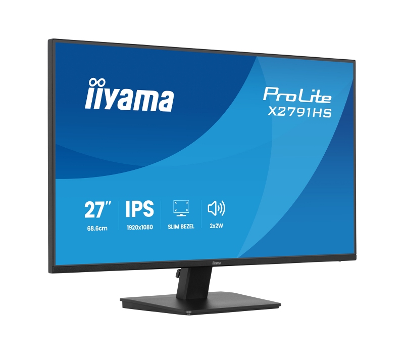 473506 Monitor IIYAMA ProLite/27" Full HD IPS/16:9/120 Hz/HDMI/DP/GŁOŚNIKI/3 lata carry-in