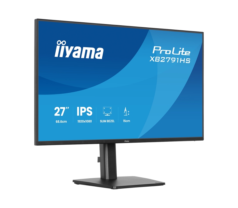 473514 Monitor IIYAMA ProLite/27" Full HD IPS/16:9/120 Hz/HDMI/DP/GŁOŚNIKI/PIVOT/3 lata carry-in