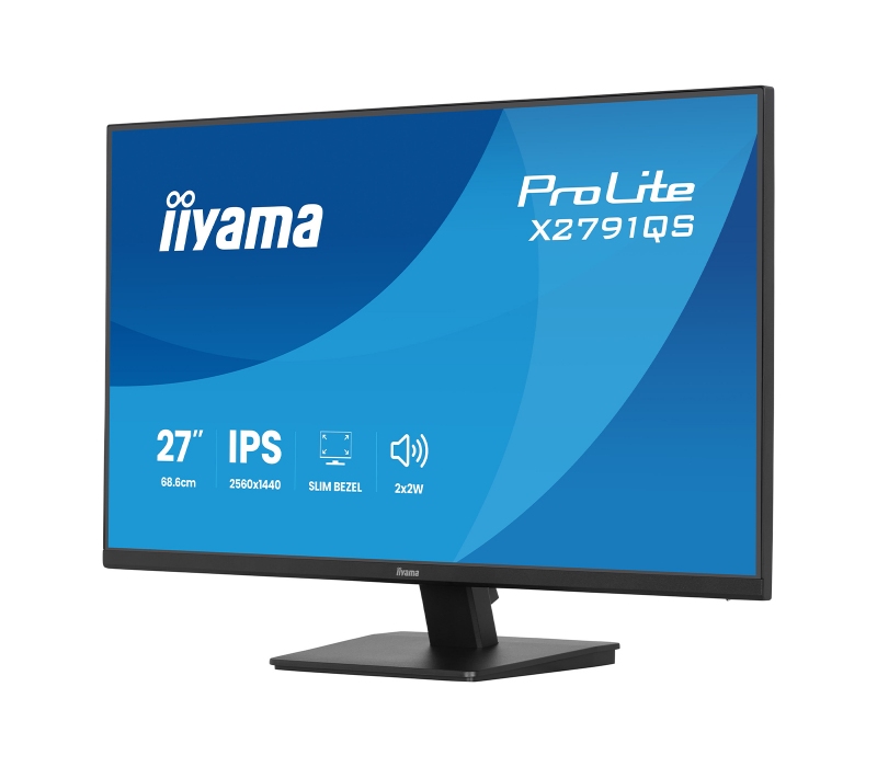 473523 Monitor IIYAMA ProLite/27" WQHD IPS/16:9/75 Hz/HDMI/DP/GŁOŚNIKI/3 lata carry-in