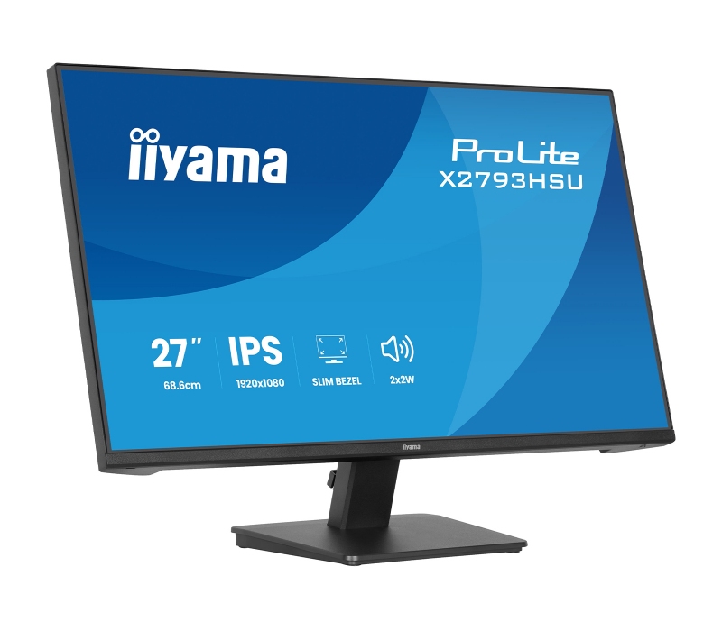 473543 Monitor IIYAMA ProLite/27" Full HD IPS/16:9/130 Hz/HDMI/DP/USB 2.0/GŁOŚNIKI/3 lata carry-in