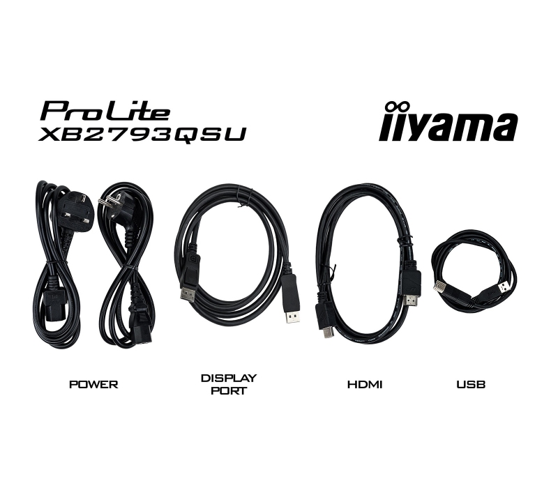 473565 Monitor IIYAMA ProLite/27" WQHD IPS/16:9/75 Hz/HDMI/DP/USB 2.0/GŁOŚNIKI/PIVOT/3 lata carry-in