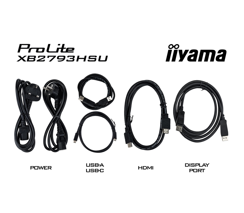 473686 Monitor IIYAMA ProLite/42,5" FHD/4K VA/16:9/60-120 Hz/2x HDMI/DP/USB HUB/GŁOŚNIKI/3 lata carry-in