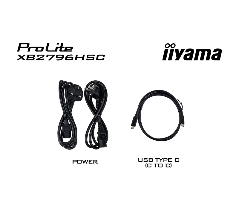 473706 Monitor IIYAMA ProLite/27" Full HD IPS/16:9/144 Hz/HDMI/USB-C/USB HUB/GŁOŚNIKI/PIVOT/3 lata carry-in