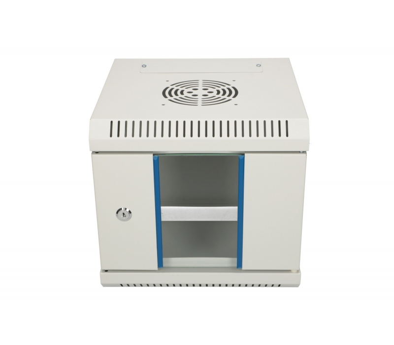 473715 Extralink Szafa rack 4U 10 cali szara wisząca