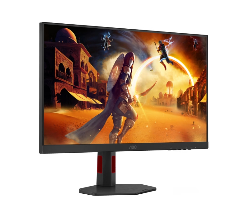 473753 Monitor AOC Q27G4SRU/26,5" QHD IPS/16:9/320 Hz/2x HDMI/DP/USB HUB/GŁOŚNIKI/PIVOT/3 lata carry-in